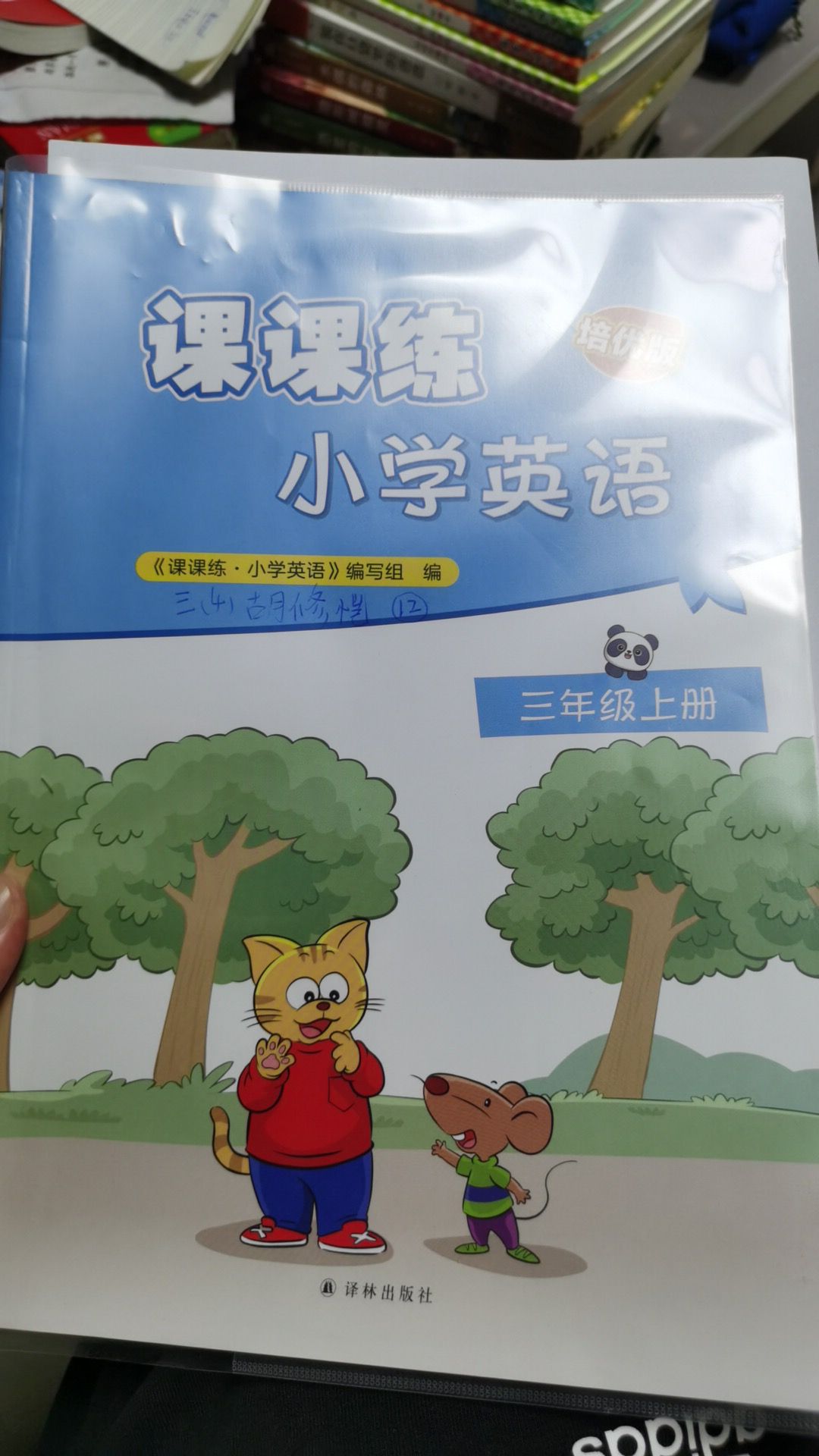 2025年课课练江苏三年级英语上册译林版培优版